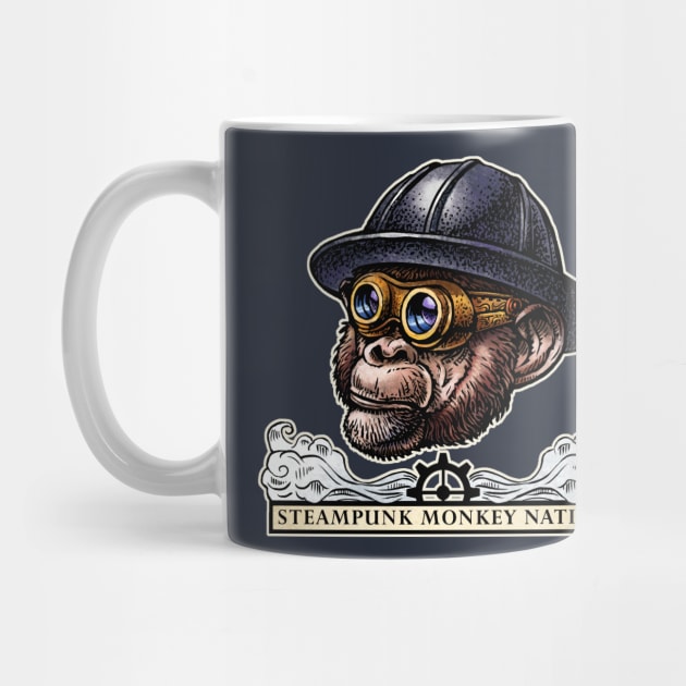 Steampunk Monkey Nation by ChetArt